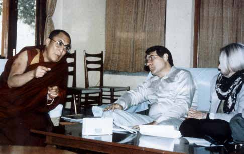 Audienz bei S. H. Dalai Lama 1989 in Dharamsala