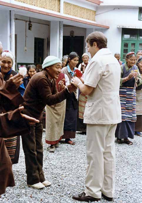 Altenheim der Tibeter in Dehradun 1989