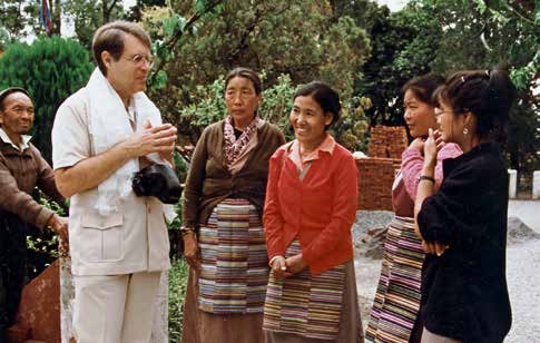 Delegation vom SOS Kinderdorf Missoorie 1989 in Dehradun